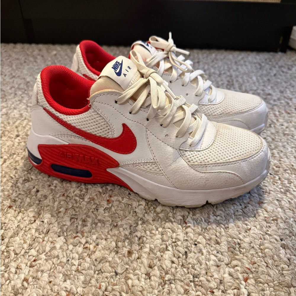 Nike Women’s Air Max Sneakers - White and Red